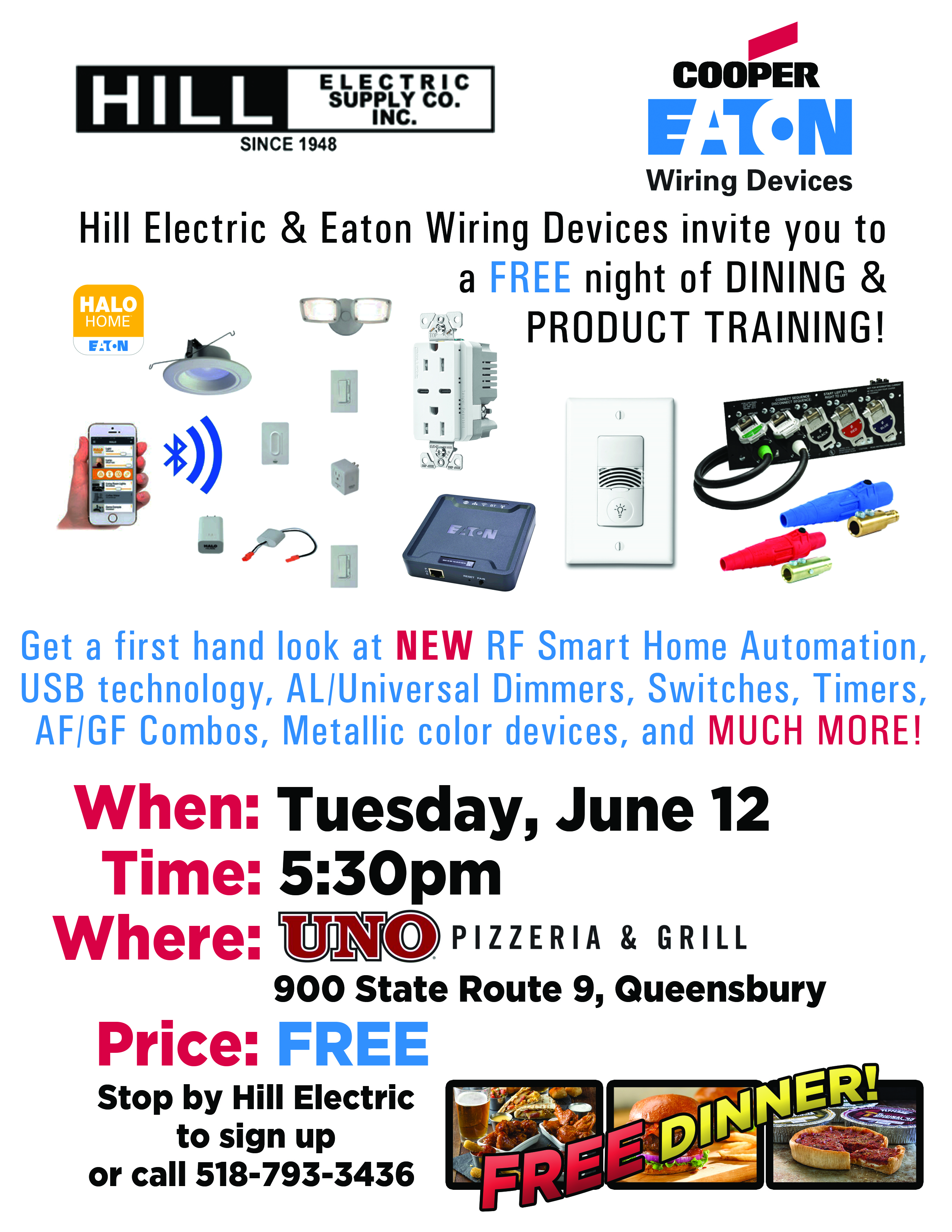 Dinner with Cooper Eaton Wiring Devices