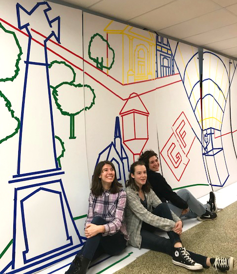 A look at the mural that will adorn our building