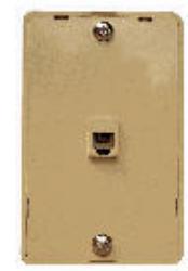 PLASTIC WALL PHONE PLATE IVORY (EACH)
